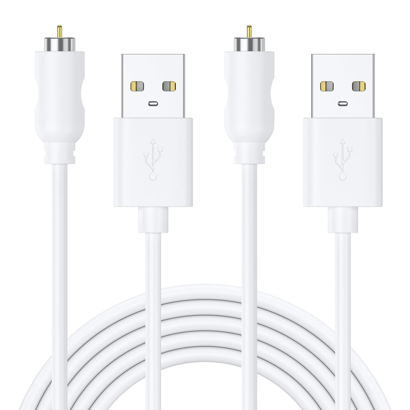 2 Pack Rose Charger Magnetic Charging Cables, USB Cable 1-Pin Single Point Magnetic DC Charger Cord for Quick Charging Replacement -1 Dot Massager