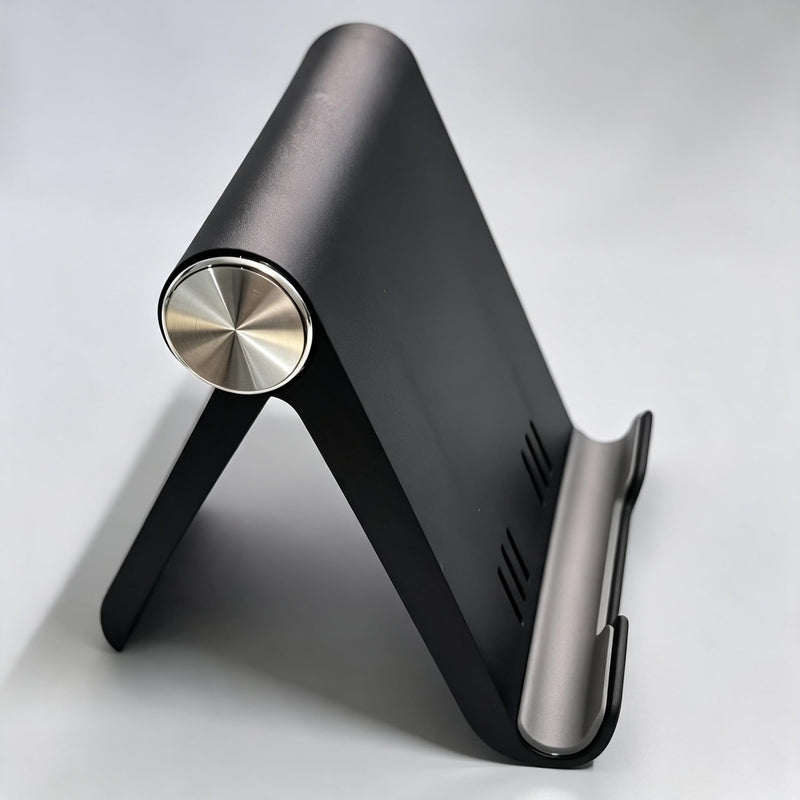 2 Pack Adjustable Foldable Tablet Stand Holder, Universal Cell Phone Stand Compatible with 4.7-9.7 Inch iPads & Smartphones for Home Office Kitchen Use