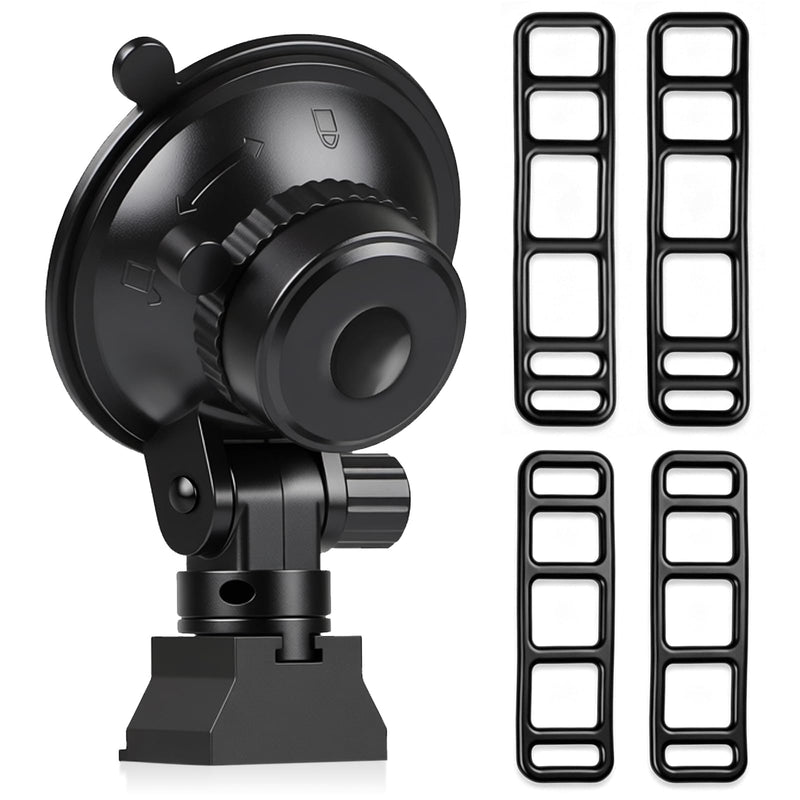 Magnetic Radar Detector Mount for Escort Redline 360c MAX 3 Cobra RAD 700i | EZ Quick Release Suction Cup Holder, 360° Swivel, Heat-Resistant, Universal Straps Included