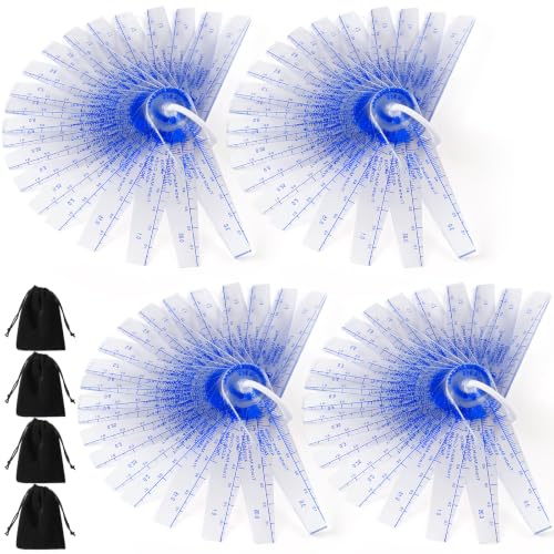4 Set Plastic Feeler Gauge 0.05mm to 3mm Metric Gap 21 in 1 Tool 0.05-3.0 4