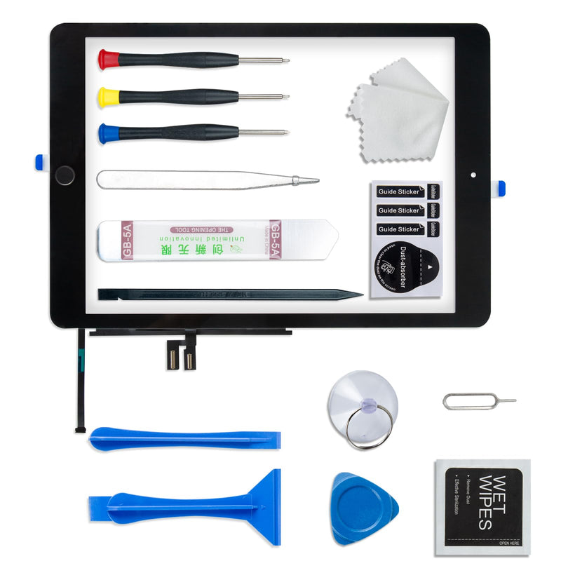 Screen Replacement Digitizer for iPad 7 7th / 8 8th Gen, Touch Glass Compatible with iPad 7th or 8th Generation A2197 A2198 A2200, A2270 A2428 A2429 A2430 2019 2020 10.2 Inch, with Home Button