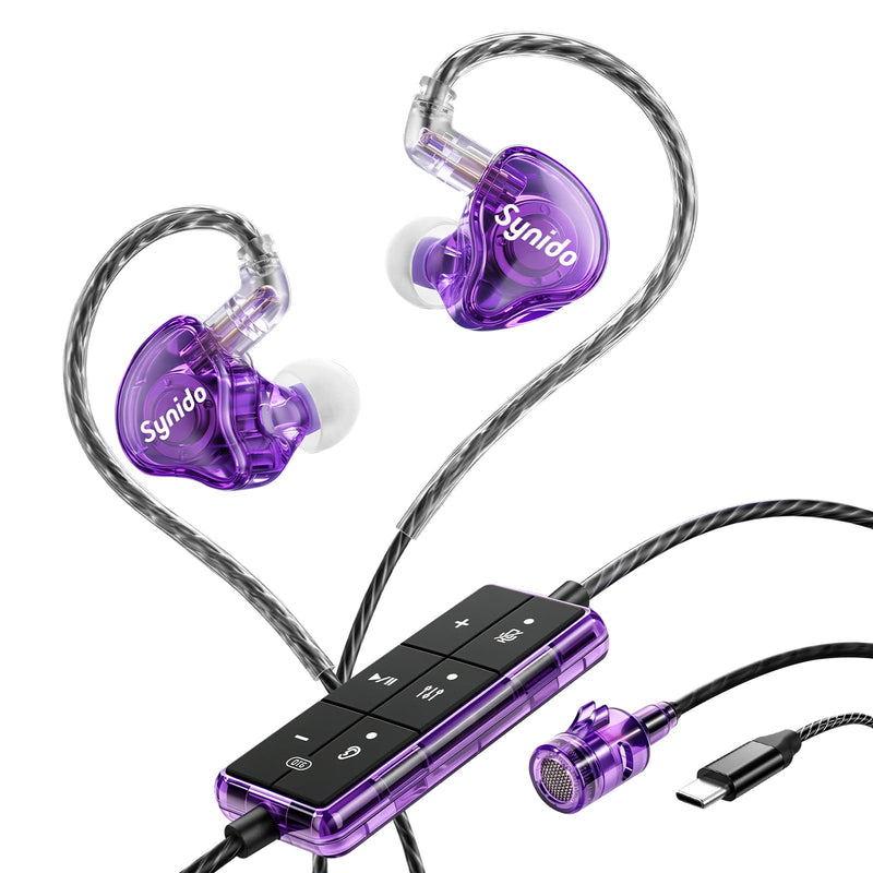 Sound Card Karaoke Headset with Mic, in-Ear Monitor Livestreaming Headphone | BT Accompaniment, Noise Reduction Mic, 4 Sound Modes, 24Bit/48 kHz, for Smartphone, Tablet & PC, Singing Live Streaming