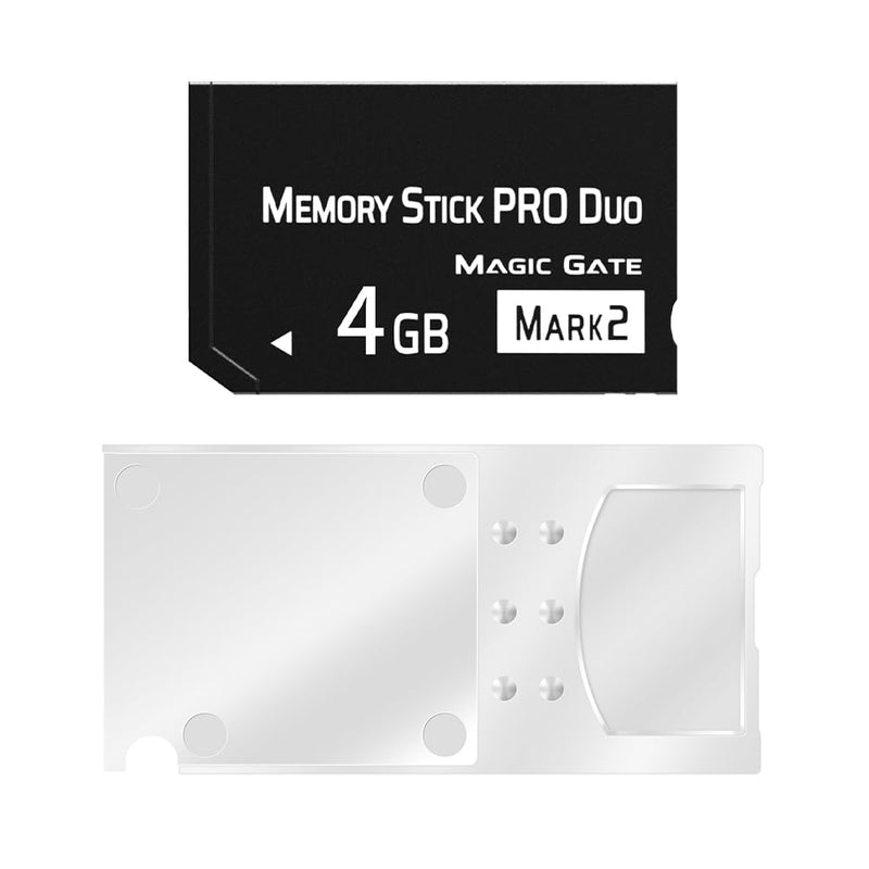Original 4GB Memory Stick Pro Duo Mark2 (MSAC-M2) | PSP1000 2000 3000 Compatible, Digital Camera Compatible