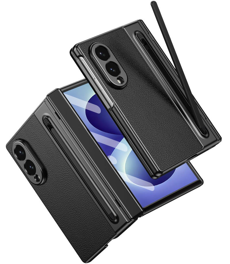 Galaxy Z Fold 8 Wide Case with S Pen Holder & Stylus, Full Body Hinge Case | Galaxy Z Fold 8 & Fold 8 Wide Case with HD Screen Protector, Shockproof Protection Cover, Phone Case mit Hinge & S Pen Stylus Black