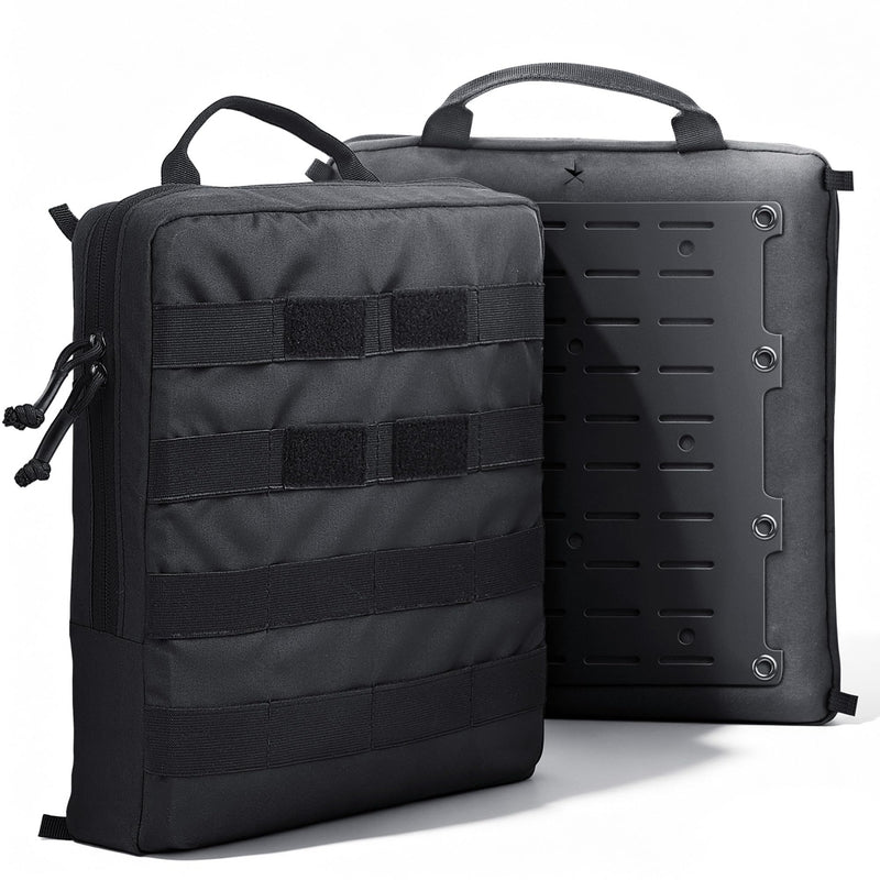 Starlink Mini Adventure Bag, MOLLE Carrying Case for Camping and Travel | Front MOLLE storage and a rear mounting panel let you carry and mount Starlink Mini for camping, RV and overlanding.
