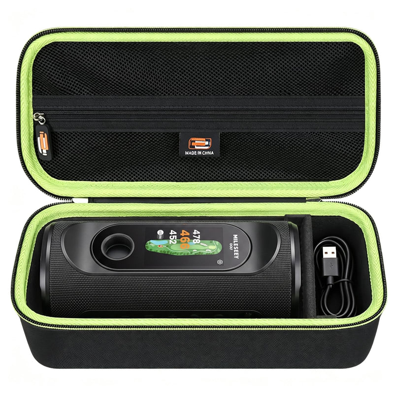 Hard EVA Case for MiLESEEY GeneSonic Pro/Blue Tees Golf Player GPS Speaker, Handheld GPS Rangefinder Hard Travel Bag, Portable GeneSonic Pro Storage Holder (Case Only)