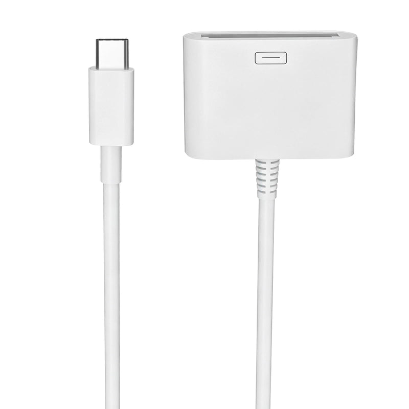 USB C to 30 Pin Female Adapter for iPhone 17,No Audio Type C to 30Pin Cable | Apple MFi Certified USB Type C to 30-Pin Charging and Data Converter for iPhone 17 17 Air 16 15 Pro Max 16 15 Plus, New iPad