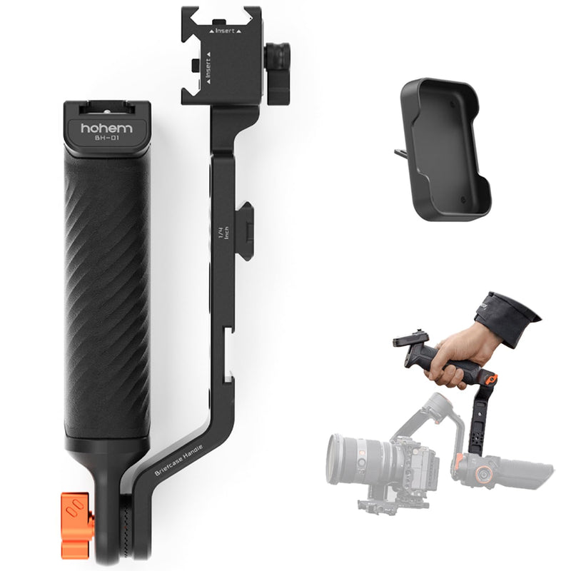 Hohem BH-01 Sling Handgrip for MT3 Pro Gimbal, Bi-Directional Twist Grip, Ergonomic Briefcase Handle for Low Angle Shots