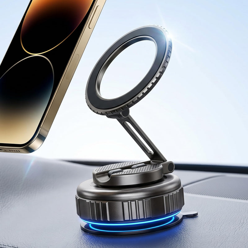 Magnetic Car Phone Holder for Magsafe, Upgraded Strongest Magnet 360° Adjustable Magnetic Phone Mount for Car,Phone Bracket for iPhone 17 16 15 14 13 12 Plus Pro Max Mini