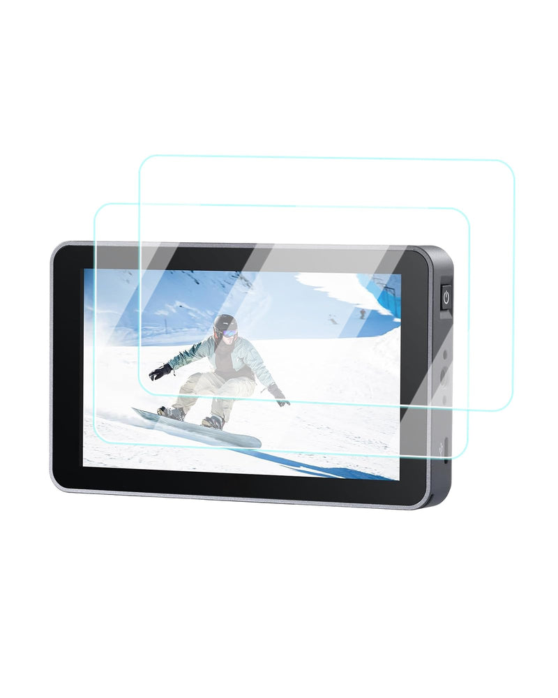 Screen Protector for GODOX GM6S Pro 5.5inch Camera Field Monitor,High-definition Scratch Resistant Nanofilm Film,HD Clear,Bubble Free,Easy Installation,2 Pack