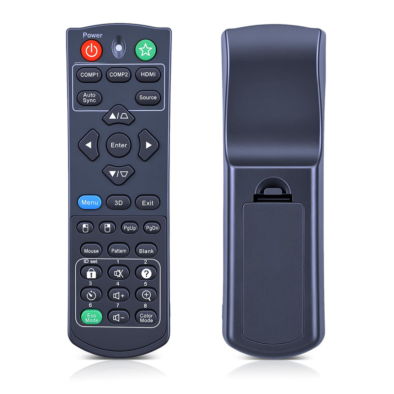 RCP01051 Replacement Remote for ViewSonic Projector PJD5255 PJD5253 | Also for PJD5555W PJD5155 PJD5250 PJD5151 PJD5153 Models