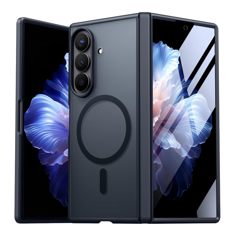 MOBOSI Magnetic for Z Fold 8 Ultra Case with Screen Protector, Matte Black | for Samsung Galaxy Z Fold 8 Ultra Case, Compatible with MagSafe, Full Body Hinge Protection, Shockproof Phone Case