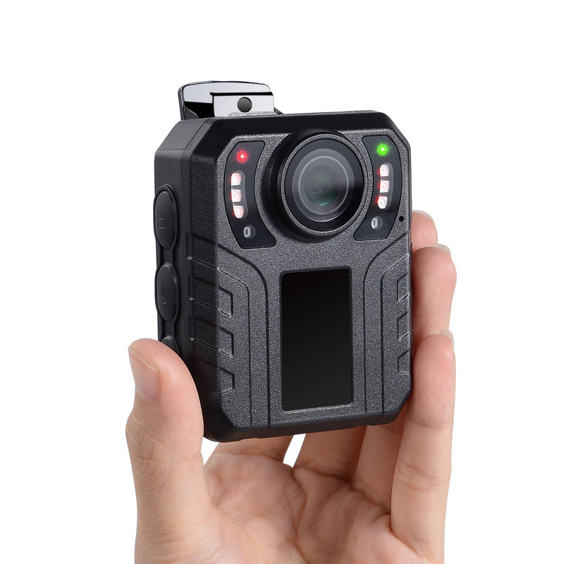 SPIKECAM 10 Hours Body Cameras with Audio and Video Recording, Real 1080P Body Cam for Security Guards, 2-Inch Screen Bodycam with Clear IR Night Vision, USB-C, 360° Clip 32G