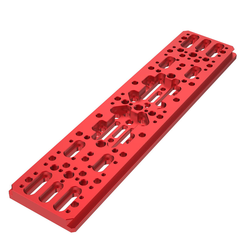 Dovetail Mount Plate,Guidescope Star Dovetail Mounting Plate 335mm | Aluminum material,Suitable for Large Equatorial Instruments and Telescope Accessories-Red Red