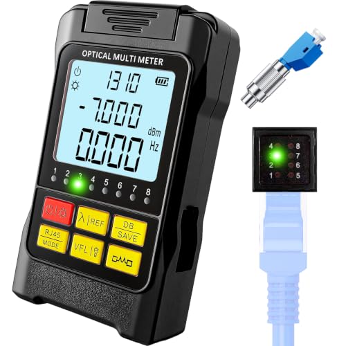 4-in-1 Fiber Optic Cable Tester with Optical Power Meter