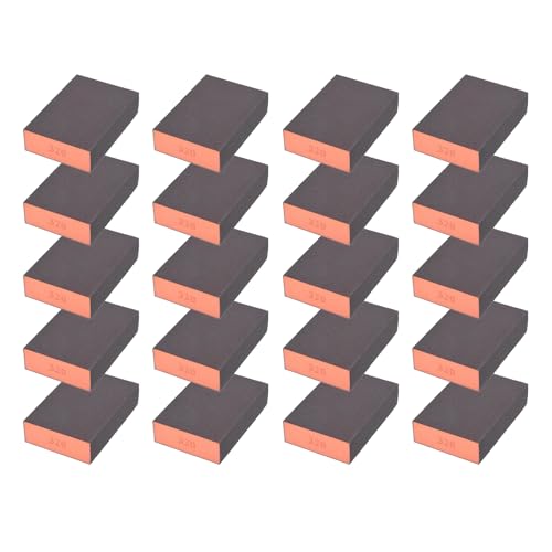 20Pcs 320Grit Sanding Sponges, Wet Dry Sanding Blocks 20