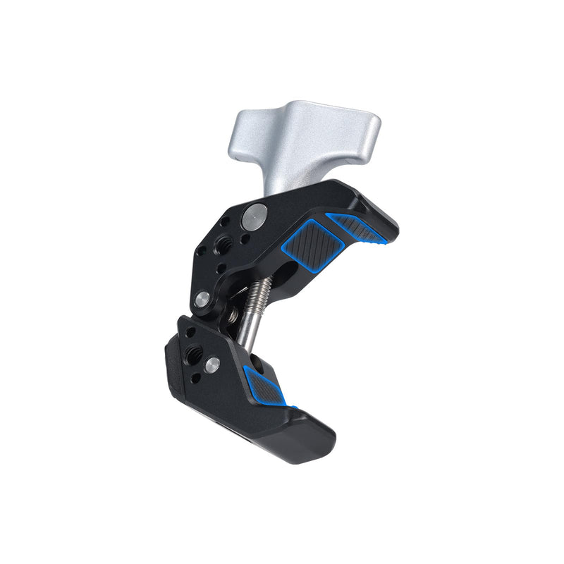 FALCAM F22 Quick Release Super Clamp for Magic Arm, Heavy Duty Aluminum | 5kg Load Capacity, 15–58mm Tube & 0–50mm Flat Surface, 1/4" & 3/8" Thread, Anti-Rotation Camera Mount Clamp Light