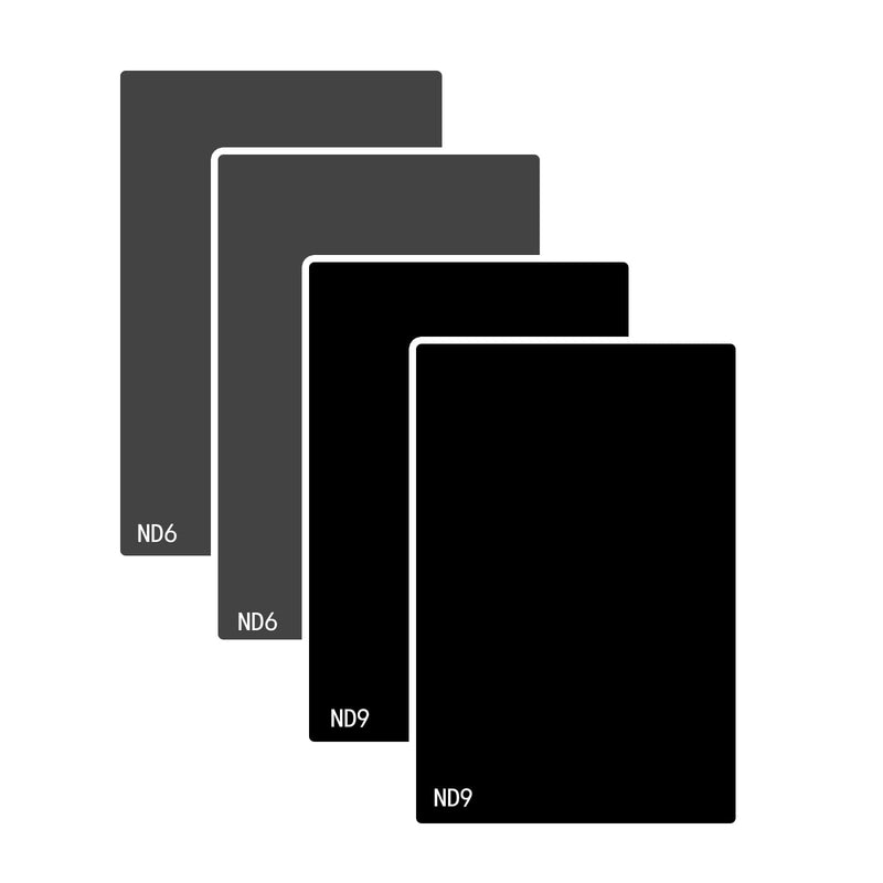 Lighting Neutral Density Gels Filters Sheet KIT ND6,ND9, ND Gel Filter for Photo Studio Flashlight Led Light Photography,16x20in