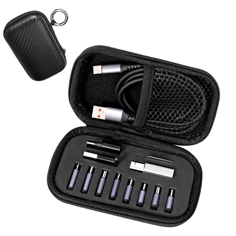USB Adapter kit, Including USB3.0/USB C/Micro/MINI/IP/Type-C and 11 Other converters and SIM Tools, 1.5-Meter 100W high-Power Data Cable, Mountain Buckle Travel Bag.