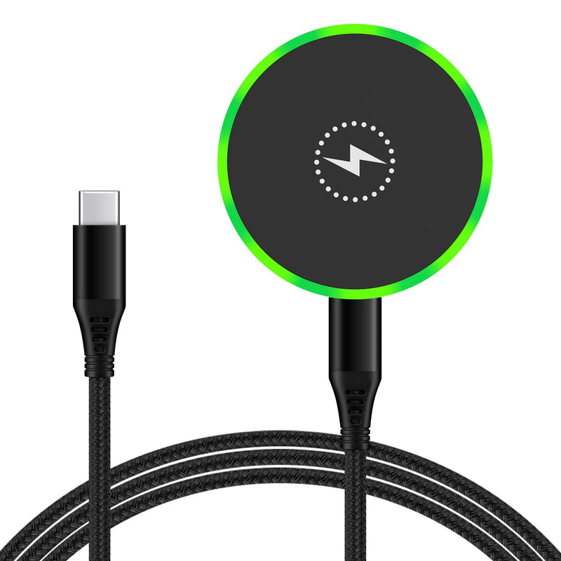25W Samsung Wireless Charger Fast Charging for Samsung Galaxy Z Fold/Flip8 | Magnetic Magsafe Wireless Charger Pad Station for Galaxy S26 Ultra S26Plus S25 Edge S24FE S23,Google Pixel 10Pro 9A,iPhone 17 1black