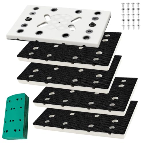 5 Pack 489252 Sanding Pad for Festool RTS 400 with Sandpaper