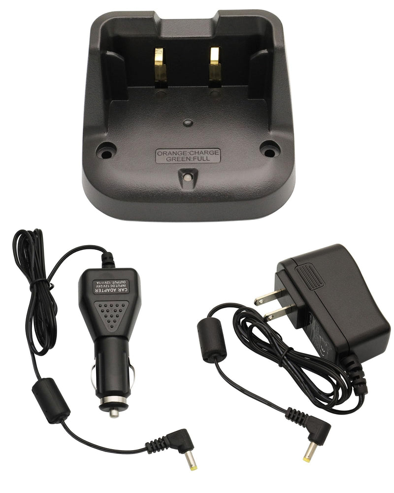 SBH-28 Charger DC 12V/24V Car Charger Compatible for Yaesu FT-70DR FT-70D FT-70 SBH28 Radio Yaesu SBR-24li Walkkie Talkies Battery Charger