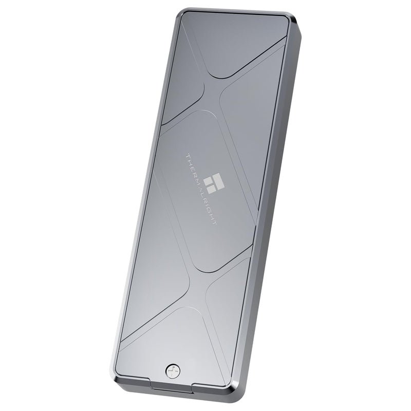 Thermalright HR-EB123 20G C Grey M.2 External Enclosure-NVMe Protocol | Aluminum Alloy housing, 20Gbps C-to-C Cable, 8TB Portable SSD Storage, Compatible with Android,Windows, and Mac Systems EB123 20G C Grey