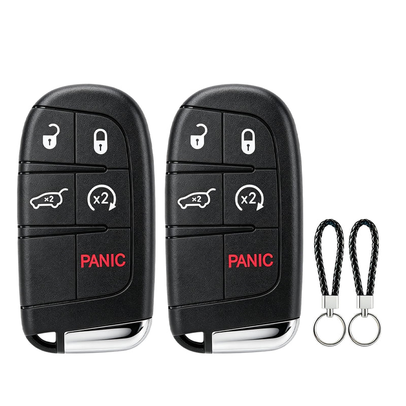 Replacement Remote Key Fob Fits 2014-2022 Jeep Grand Cherokee Dodge Durango | Slash Dealer Costs.stable signal,Fast Response & Durable ABS.1:1 OEM Match.smooth keyless entry,M3N40821302 keyless remote