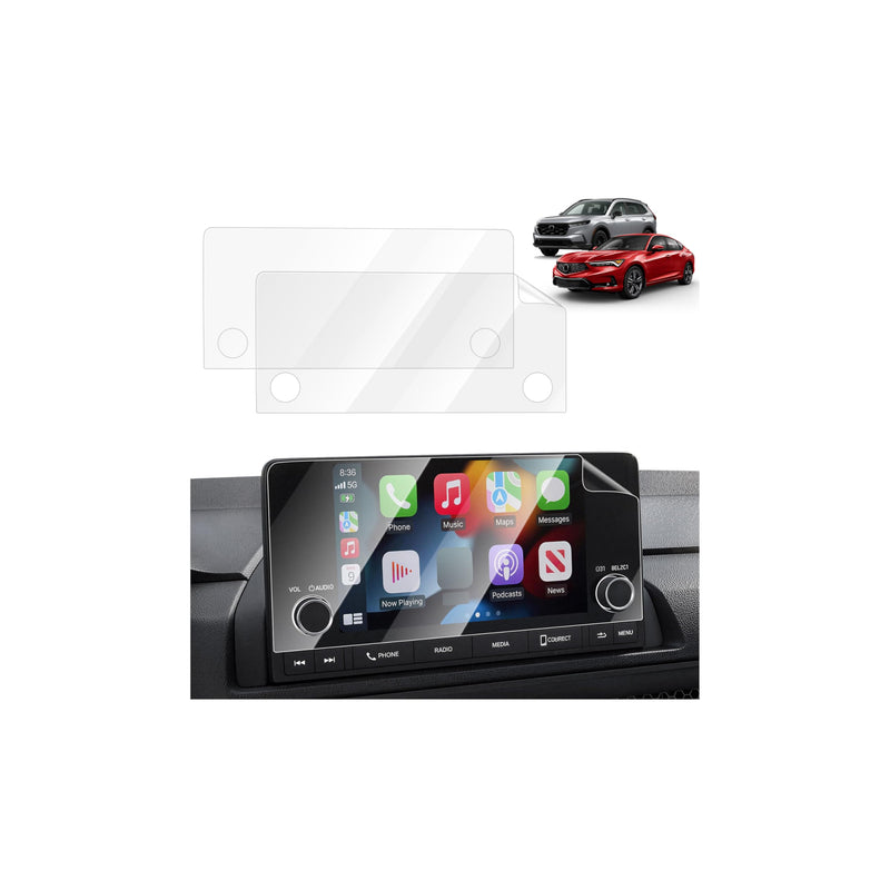2PCS 7-inch Screen Protector for 2022-2026 Honda Civic ( Not Fit 9-inch ) | Also fit 2023-2025 Honda CR-V (Not for 9-Inch with Track Buttons), Protective Soft Film, Anti Glare Navigation Touchscreen 2023-2025 Honda CR-V/Acura Integra
