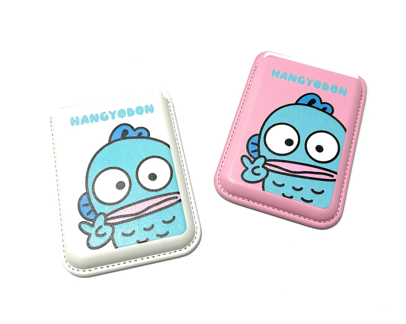 Bandal & Neoul Hangyodon's MagSafe Adhesive Wallet - Cell Phone Card Holder for Phone Case for All Types - Officially Licensed (White) White