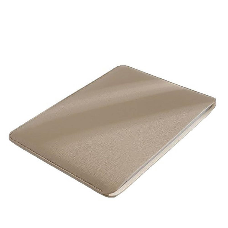 Laptop Sleeve Case, Ultra Thin PU Laptop Bag for 12-14.2 Inch Laptops, Portable Slim Cover for MacBook Pro Air Surface Dell(13.6-14.2 inch,Yellow) Yellow 13.6-14.2 inch