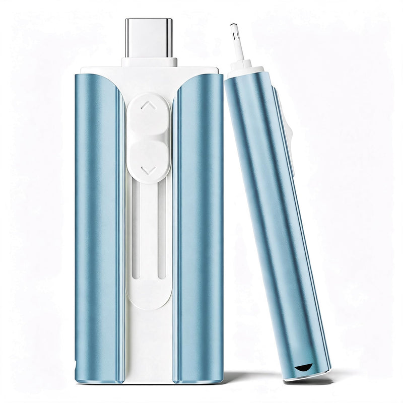 MFi Certified Flash Drive 256GB for iPhone Thumb Drive USB Memory Stick | iPhone Flash Drive Photo Stick for Photos, High Speed External Storage Jump Drive for iPhone/iPad/Android/PC(Light Blue) Light Blue