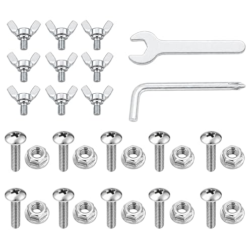  [AUSTRALIA] - 31Pcs Stainless Steel Screw Kit for Roof Satellite Antenna Bracket