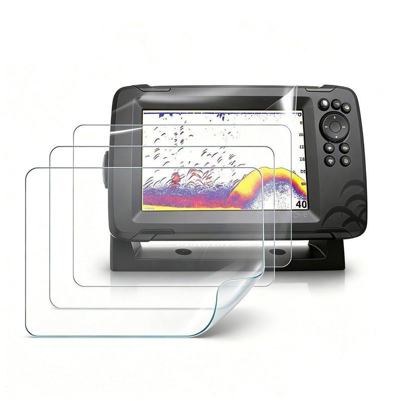 For Lowrance Hook Reveal 7 / Hook 2 7" Display Screen Protector , 3 Pack | HD clear, anti-scratch, bubble-free, case-friendly PET film For Lowrance Hook Reveal 7 / Hook 2 Fishfinder Chartplotter