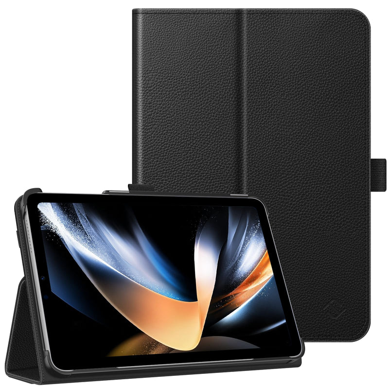 Fintie Folio Case for Onn 8.1" Core Tablet (2026 Model) - Black | Premium Vegan Leather Protective Stand Cover with Pencil Holder Compatible with Onn 8.1-inch Gen5 Tablet