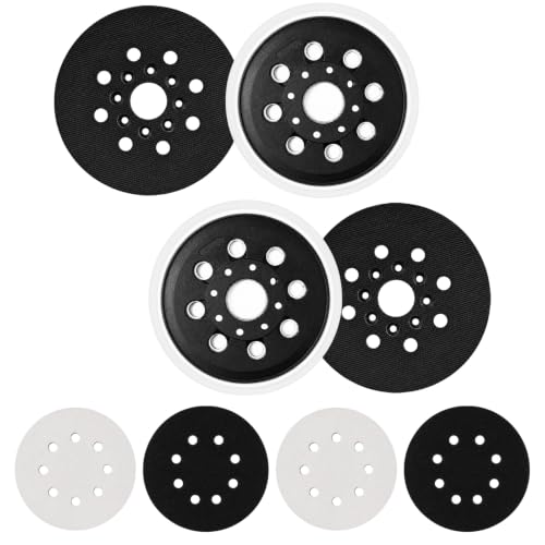 4-Pack 5" Orbital Sander Pad + Foam Kit Compatible Bosch ROS20VS