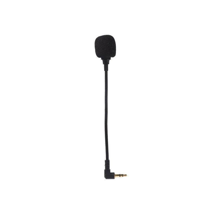 Mini Flexible Gooseneck Microphone, 3.5mm, 6.7 Inch | Stereo Condenser Mic, Portable Wired, Audio Recording, For Laptop Notebook Computer