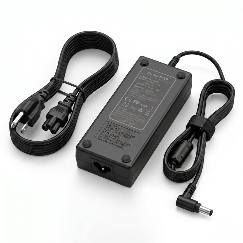 15.6V 7.05A 110W for Panasonic Toughbook Charger CF-AA5713A | 110W Laptop Charger Fit for Panasonic Toughbook FZ-55 / CF-33 / CF-31 / CF-53 / CF-19 5.5*2.5mm Charger Cord