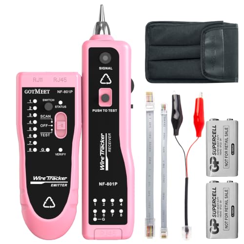 Network Cable Tester - RJ11 RJ45 Ethernet Tester for CAT5 CAT6