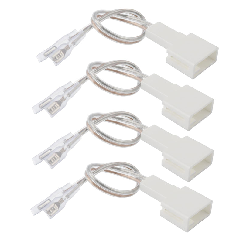 4PCS Car Door Speaker Harness Adapters for Car Speakers Upgrade | Plug‑and‑Play Speaker Adapter Harness,Car Audio & Video Wiring Harnesses Compatible with Toyota/Scion/Subaru/Lexus