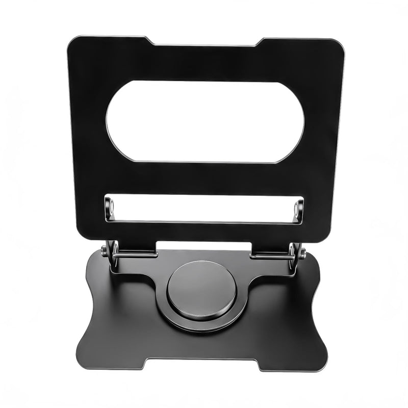 Foldable Cooling Laptop Stand, 360° Rotatable Monitor Riser, Installation-Free Desk Holder for Tablet