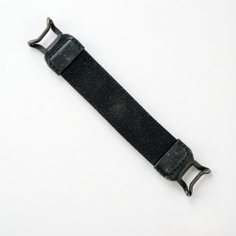 for iPad 9.7 10.5 inch Hand Strap Leather Handle Grip Security Hand-Strap (Black) black