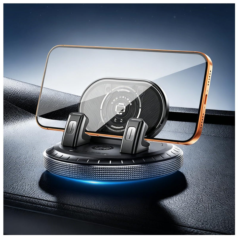 360 Degree Rotation Car Dashboard Phone Mount | Car Dashboard Phone Holder for Fixing Phones Horizontal & Vertical,Anti-Slip Car Navigation Mount Easy Installation