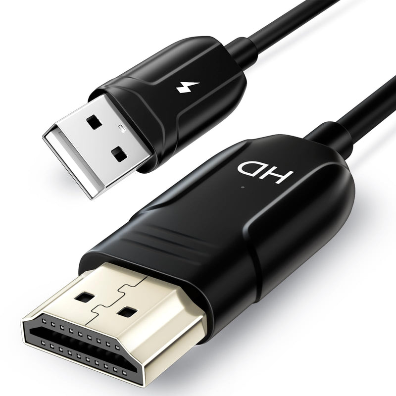 Wireless HDMI Display Adapter, 4K Decoding 1080P@60Hz Screen Mirroring Cable, Plug and Play No WiFi/App/Bluetooth, 5G Dual Band AirPlay Miracast Dongle for iPhone Android PC to TV Projector Monitor Black