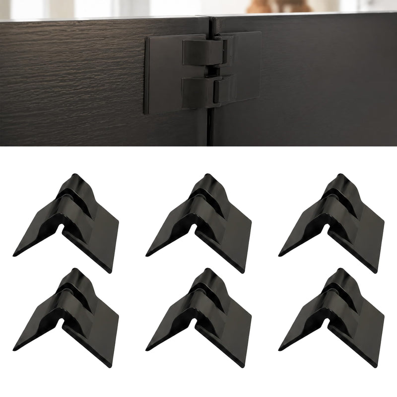 Monitor Alignment Connectors with Adhesive, Multi Screen Alignment Clips for Triple Monitor Setup, 6pcs