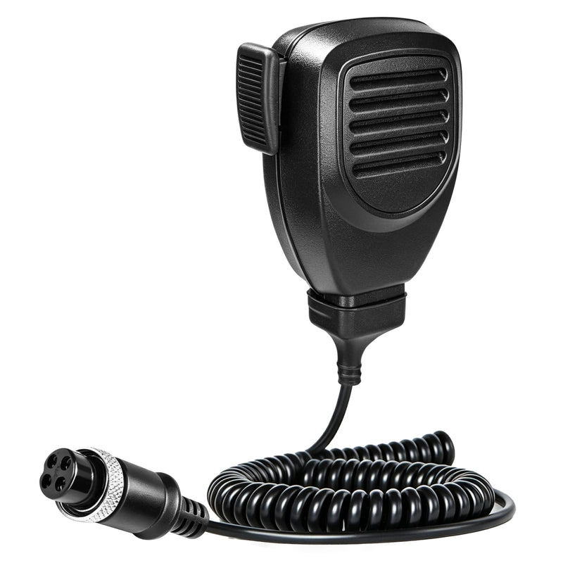 Radio Mic CB Microphone 4 Pin CB Radio Mic CB Radio Accessories Noise Cancelling Microphone for Uniden/Workman/Midland/Cobra/Retevis CB Radio