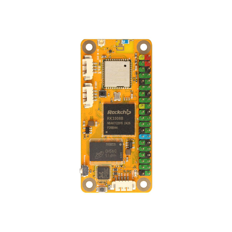Radxa Rock Pi S0,RK3308B 4-core CPU,100Mbps Ethernet,WF4 & BT5, eMMC,Single Board Computer (512, MB) 512 MB