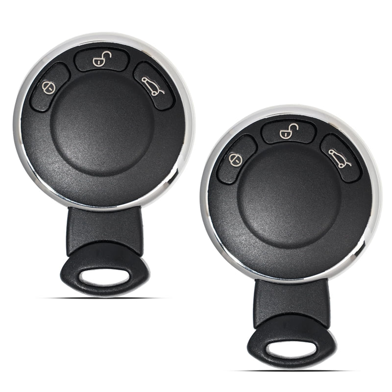 Key Fob Replacement Fits for Mini Cooper Countryman Paceman | 2006-2014 KR55WK49333 Keyless Entry Remote Control 3 Button Smart Key (Set of 2)