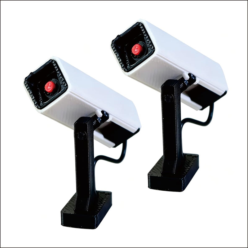 2Pcs Computer Monitor Decor,Simulation Camera，Automobile Simulation Camera，It Can Bring Emotional Value, Relieve Stress and Avoid Unnecessary Troubles.