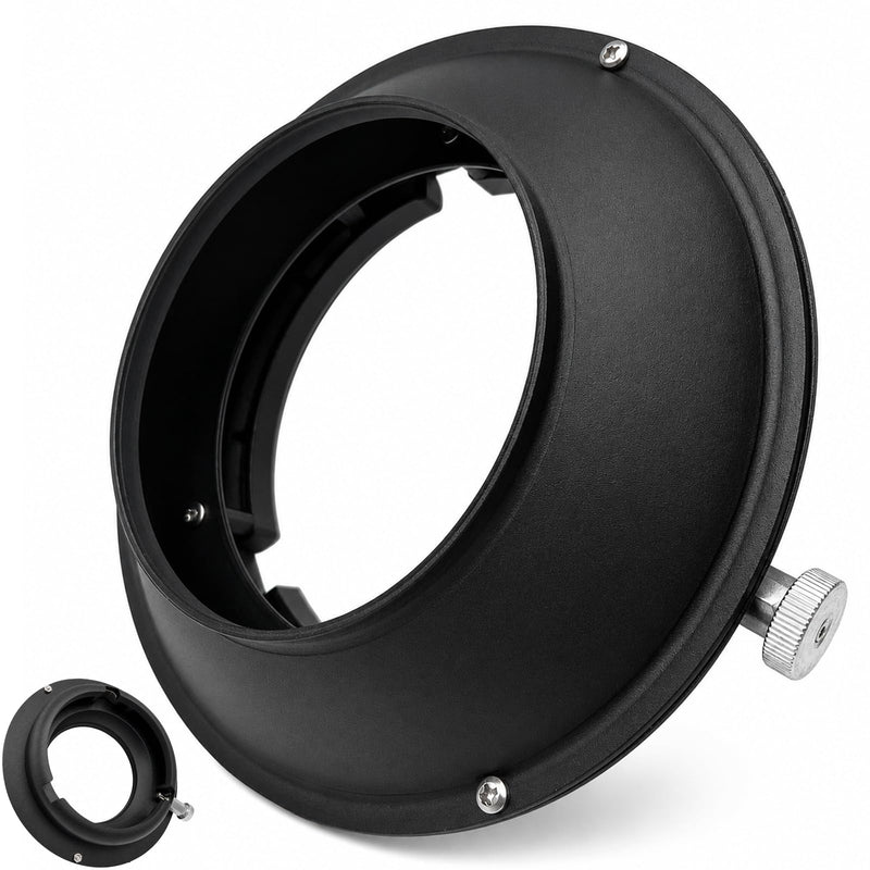 Balcar to Bowens Mount Adapter Ring for Studio Lights | Converts Balcar speedring lights to Bowens mount modifiers with a secure quick-release locking system.
